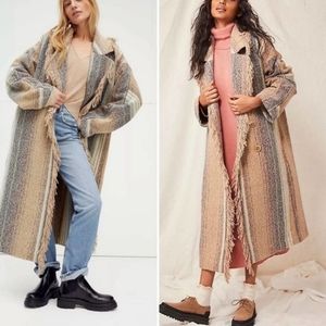 FREE PEOPLE. × Desert Fringe Coat